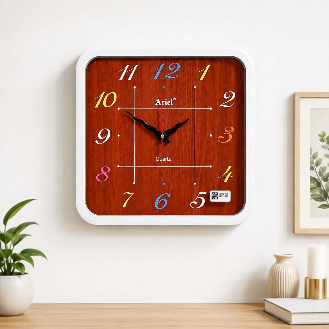 Ariel Quartz Wall Clock